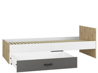 FINI 09, detská posteľ s úložným priestorom 90x200 cm