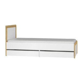 THEO THL-01 jednolôžková posteľ 90x200 cm s úložným priestorom