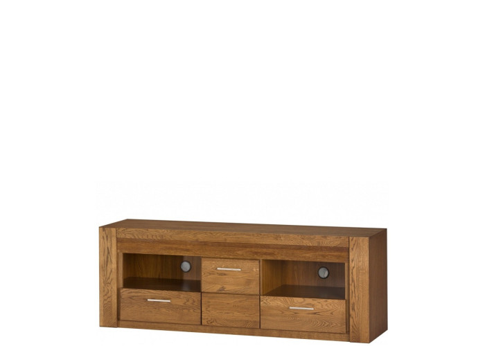 VELVET dub rustikal 25, TV stolík