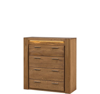 VELVET dub rustikal 75, komoda