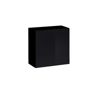 CANE SW03 čierna/čierny lesk, závesná skrinka