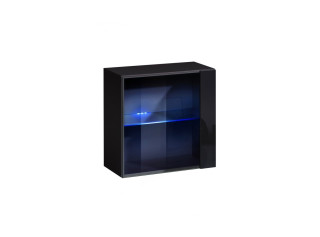 CANE WW03 čierna/čierny lesk, závesná skrinka