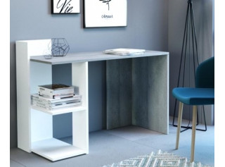 ANDREO beton/biela, písací stolík