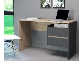 TULIO dub artisan/grafit, písací stolík