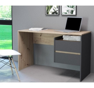 TULIO dub artisan/grafit, písací stolík