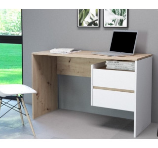 TULIO dub artisan/biela, písací stolík