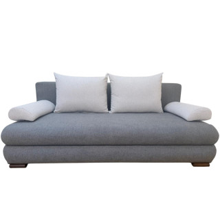 ROSSO BIS sivá rozkladacia pohovka na každodenné spanie