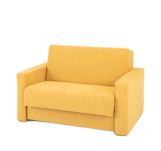 DOMO 2 žltá, rozkladacia pohovka