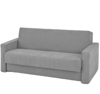 DOMO 3 sivá, rozkladacia pohovka na príležitostné spanie