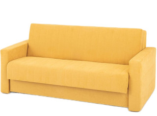 DOMO 3 žltá, rozkladacia pohovka na príležitostné spanie