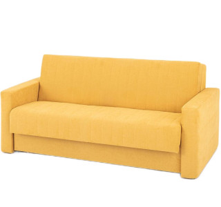 DOMO 3 žltá, rozkladacia pohovka na príležitostné spanie