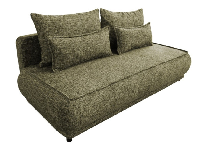 PAROS olivová, rozkladacia pohovka s úložným priestorom PAROS olivová, rozkladacia pohovka s úložným priestorom