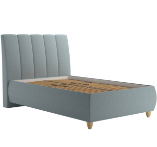 Blanar ALICE aqua, čalúnená posteľ 120x200 cm s úložným priestorom 