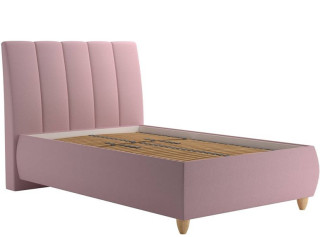 Blanar ALICE ružová, čalúnená posteľ 120x200 cm s úložným priestorom 