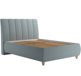 Blanar ALICE aqua, čalúnená posteľ 140x200 cm s úložným priestorom 