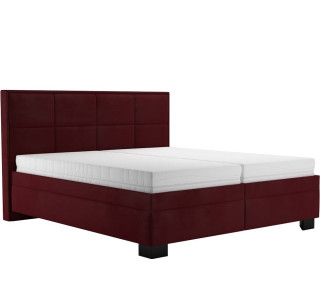 Blanar ELA červená, manželská posteľ s úložným priestorom 180x200 cm
