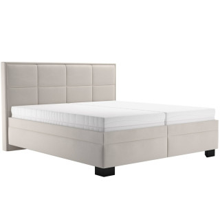 Blanar ELA krémová, manželská posteľ s úložným priestorom 180x200 cm