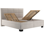 Blanar ELA krémová, manželská posteľ s úložným priestorom 180x200 cm