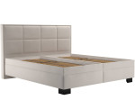 Blanar ELA krémová, manželská posteľ s úložným priestorom 180x200 cm