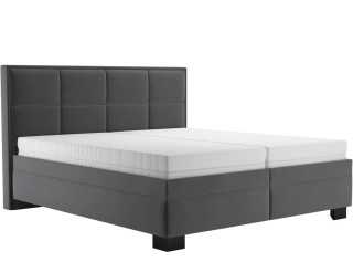 Blanar ELA antracitová, manželská posteľ s úložným priestorom 180x200 cm