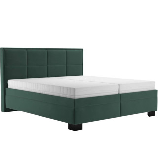 Blanar ELA zelená, manželská posteľ s úložným priestorom 180x200 cm