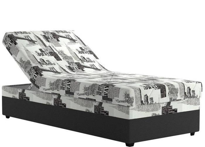 Blanar EVELINA alcone, posteľ s matracom a roštom 90x200 cm a úložným priestorom Blanar EVELINA alcone, posteľ s matracom a roštom 90x200 cm a úložným priestorom