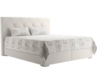 Blanar GELA krémová, manželská posteľ s úložným priestorom 180x200 cm