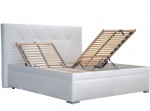 GELA biela, vysoká posteľ v rozmere 180x200 cm