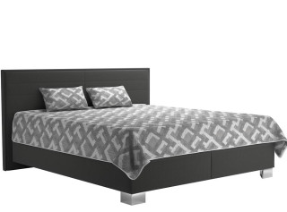 Blanar GRAND antracitová sivá, manželská posteľ s úložným priestorom 180x200 cm