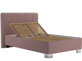 Blanar KELLY ENJOY ružová, čalúnená posteľ 120x200 cm s úložným priestorom 