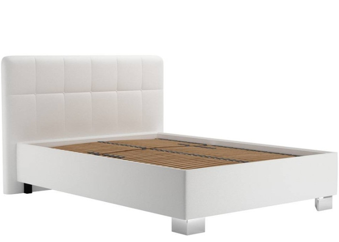 Blanar KELLY LOFT biela ekokoža, čalúnená posteľ 140x200 cm s úložným priestorom Blanar KELLY LOFT biela ekokoža, čalúnená posteľ 140x200 cm s úložným priestorom