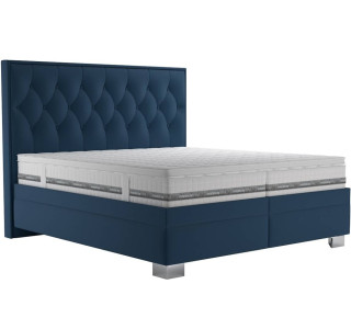 Blanar KERSTIN granátová, manželská posteľ s úložným priestorom 180x200 cm