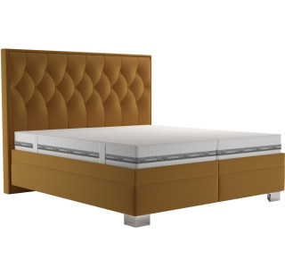 Blanar KERSTIN medová, manželská posteľ s úložným priestorom 180x200 cm