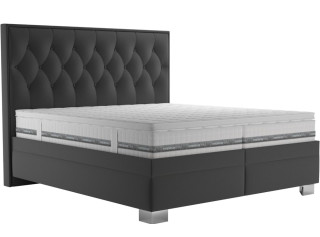 Blanar KERSTIN sivá, manželská posteľ s úložným priestorom 180x200 cm