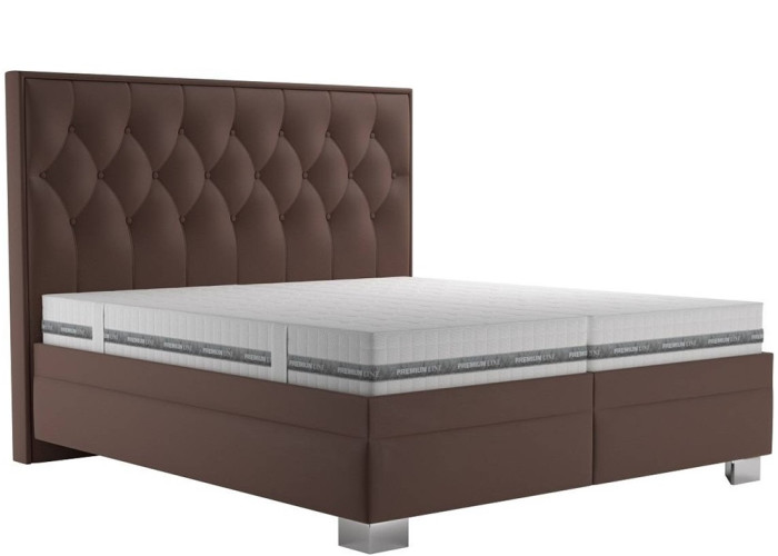 Blanar KERSTIN hnedá, manželská posteľ s úložným priestorom 180x200 cm Blanar KERSTIN hnedá, manželská posteľ s úložným priestorom 180x200 cm