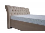 LINDA béžová, vysoká posteľ v rozmere 180x200 cm