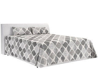 Blanar MERKUR biela, manželská posteľ s úložným priestorom 180x200 cm