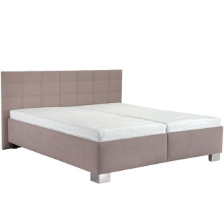 Blanar OLIVIA béžová, manželská posteľ s úložným priestorom 180x200 cm