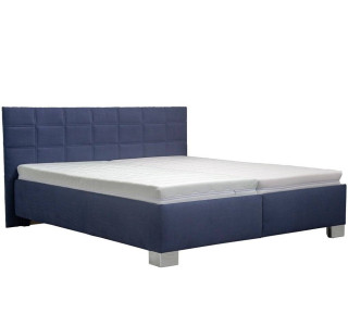 Blanar OLIVIA NEW tmavomodrá, manželská posteľ s úložným priestorom 180x200 cm