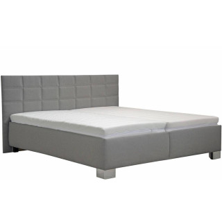 Blanar OLIVIA NEW sivá, manželská posteľ s úložným priestorom 180x200 cm