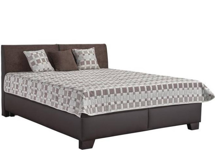 Blanar QUARTO hnedá, vysoká čalúnená posteľ s úložným priestorom 180x200 cm Blanar QUARTO hnedá, vysoká čalúnená posteľ s úložným priestorom 180x200 cm