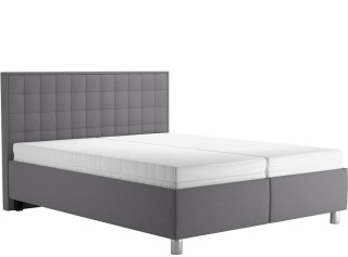 Blanar RUBY sivá, manželská posteľ s úložným priestorom 180x200 cm