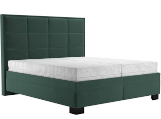 Blanar SABRINA zelená, manželská posteľ s úložným priestorom 180x200 cm