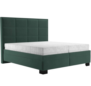 Blanar SABRINA zelená, manželská posteľ s úložným priestorom 180x200 cm