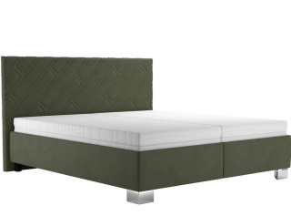 Blanar SYLVA zelená, manželská posteľ s úložným priestorom 160x200 cm