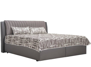 Blanar VANDA sivá, manželská posteľ s úložným priestorom 180x200 cm