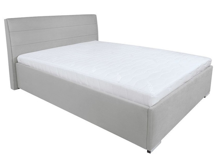 COSALA sivá, čalúnená posteľ 160x200 cm s úložným priestorom COSALA sivá, čalúnená posteľ 160x200 cm s úložným priestorom