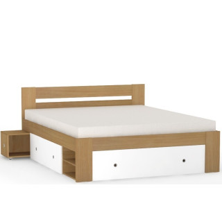 REA LARISA UP 180 buk + farebné čielko, manželská posteľ 180x200 cm s úložným priestorom