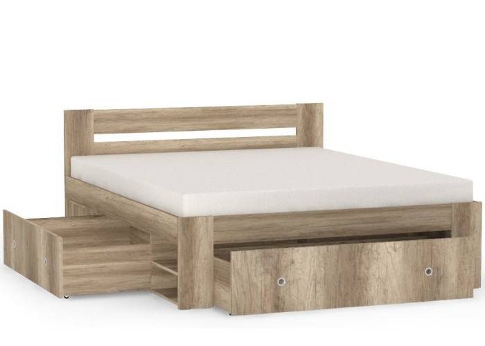 REA LARISA UP 180 dub canyon, manželská posteľ 180x200 cm s úložným priestorom REA LARISA UP 180 dub canyon, manželská posteľ 180x200 cm s úložným priestorom