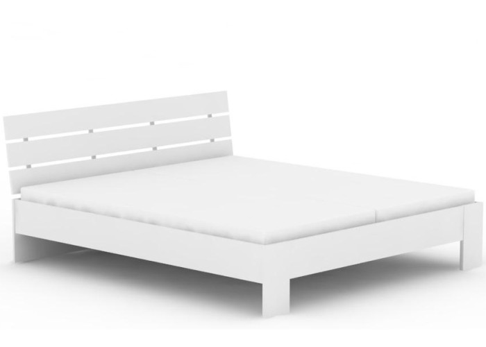 REA NASŤA 160 biela, posteľ v šírke 160x200 cm